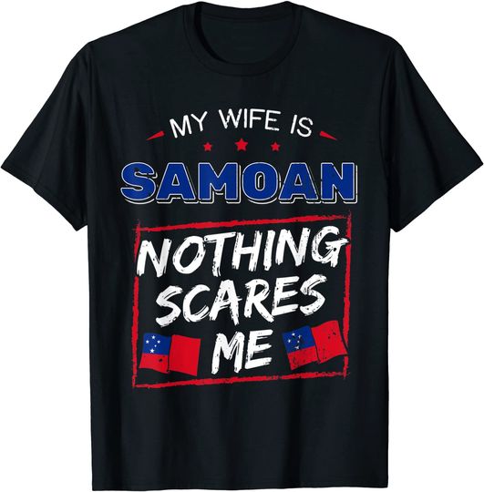 Discover My Wife Is Samoan Independent State of Samoa Roots Flag T Shirt