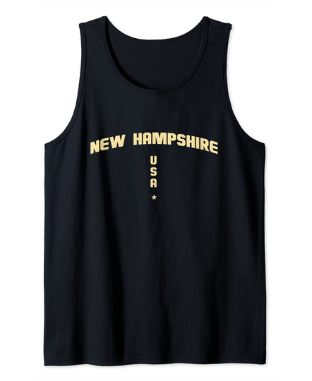 Discover US States New Hampshire Hometown Tank Top