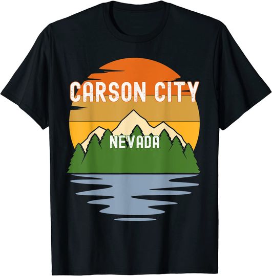 Discover From Carson City Nevada Vintage Sunset T-Shirt