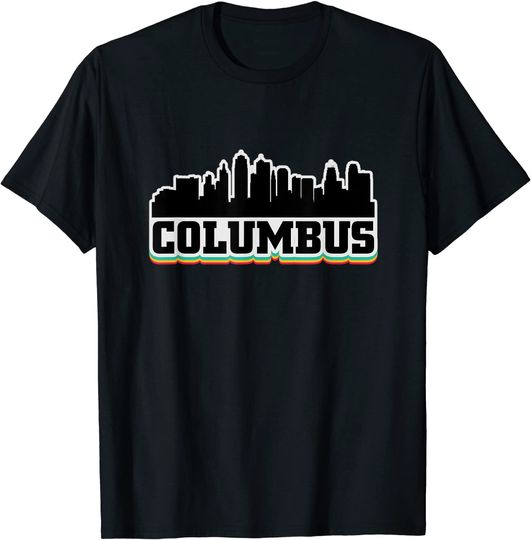 Discover Columbus Ohio OH City Souvenir Mens Womens Graphic Tee Gifts T-Shirt