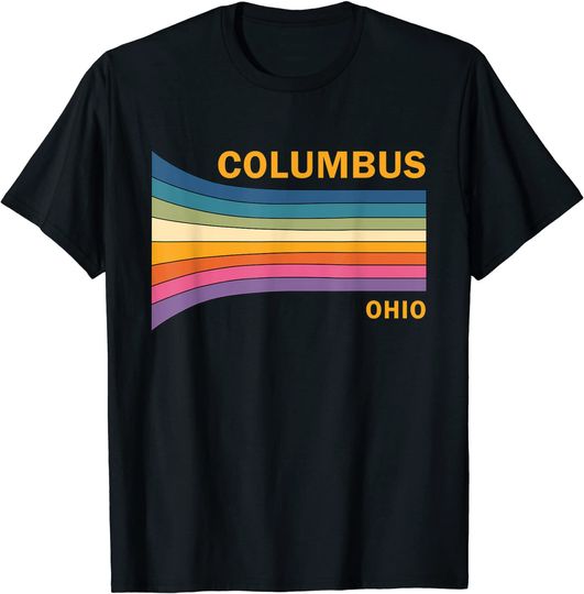 Discover Retro Vintage 70s Columbus Ohio USA T-Shirt