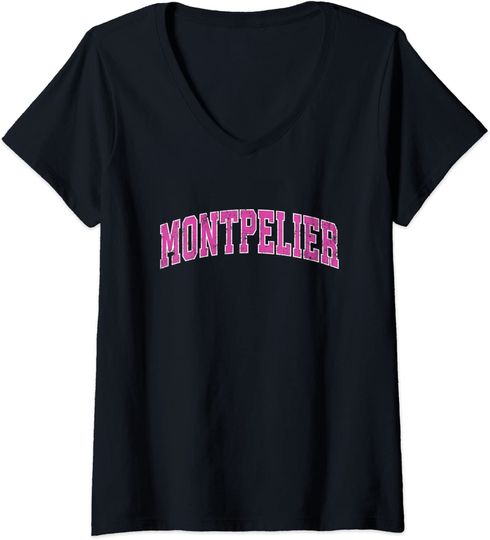 Discover Montpelier Vermont Vintage Sports T Shirt