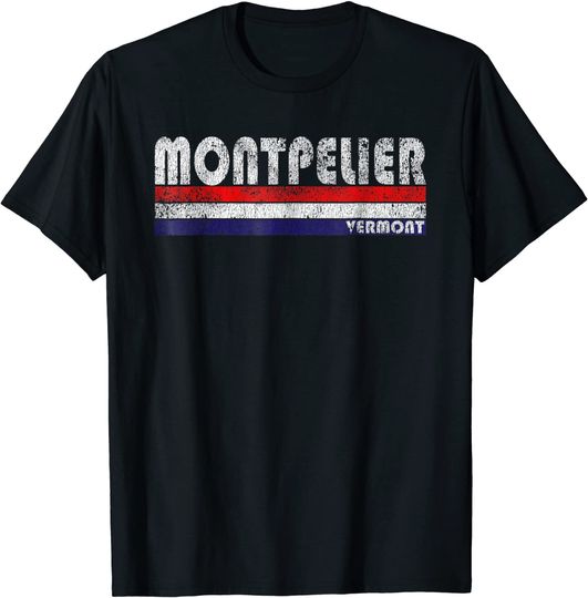 Discover Vintage Montpelier Vermont Throwback T Shirt