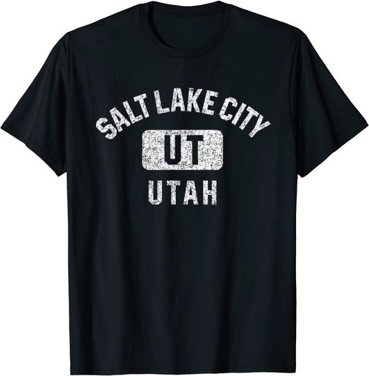 Discover Salt Lake City Utah Gym Style T Shirt