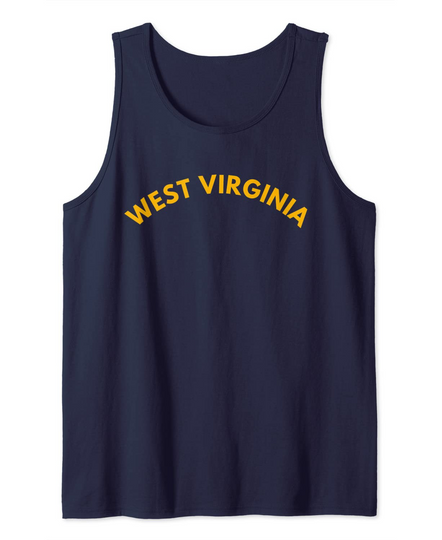 Discover West Virginia Fans State Tank Top