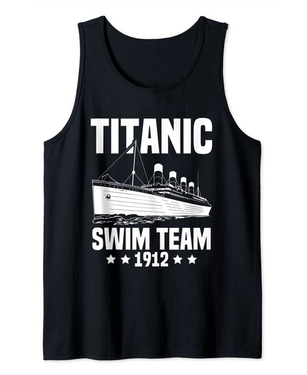 Discover Titanic Swim Team 1912 Funny Swimming Boat Tank Top