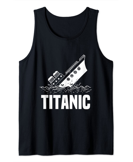 Discover 1912 Titanic Funny Swimming Boat Tank Top