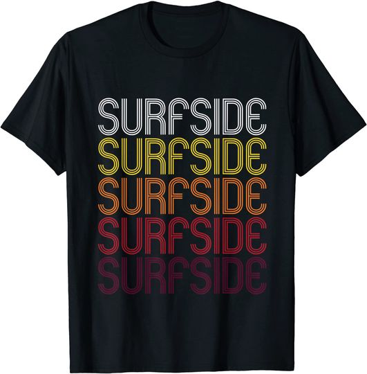 Discover Surfside Vintage Style Florida T-shirt