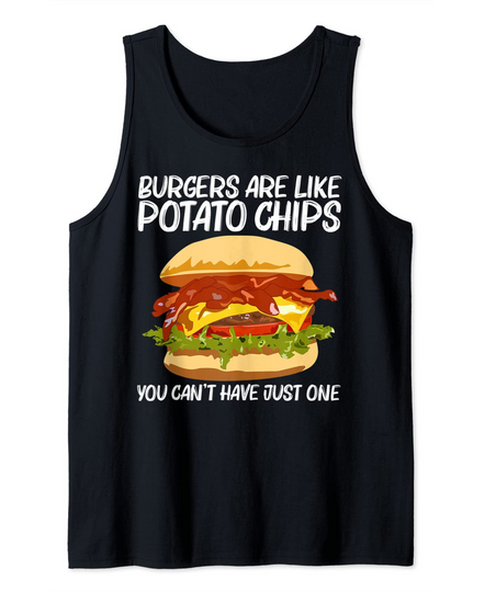Discover Best Burger Potato Chips Tank Top