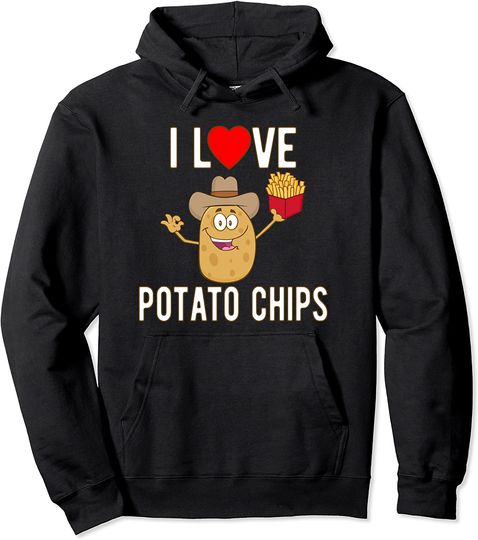 Discover I LOVE POTATO CHIPS HOODIE