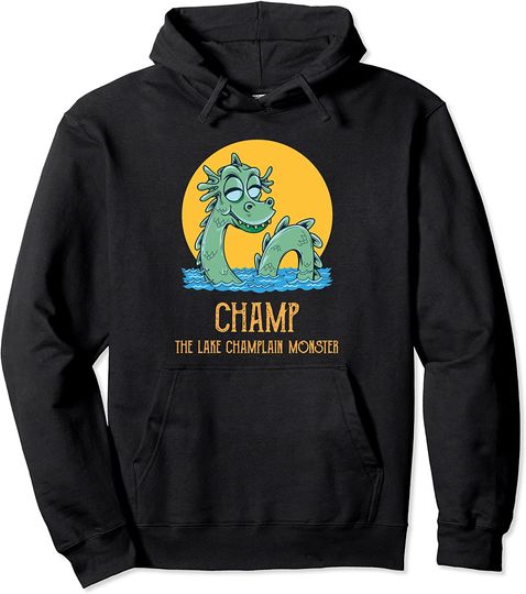 Discover The Lake Champlain Loch Ness Monster Pullover Hoodie