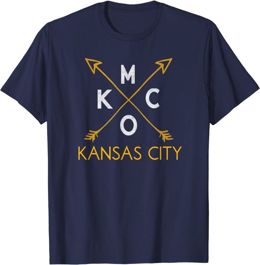 Discover Kansas City Vintage Style T Shirt