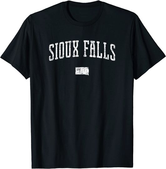 Discover Sioux Falls South Dakota Vintage City T-Shirt