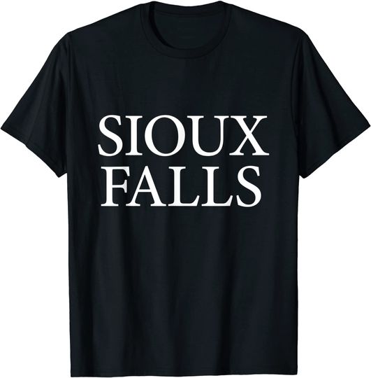 Discover Sioux Falls Vintage Retro City Funny T-Shirt