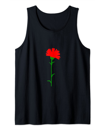 Discover Red Carnation Tank Top