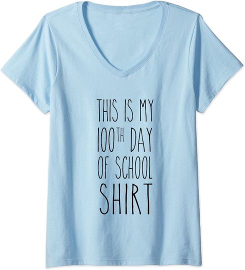 Discover This Is My 100th Day of School T Shirt