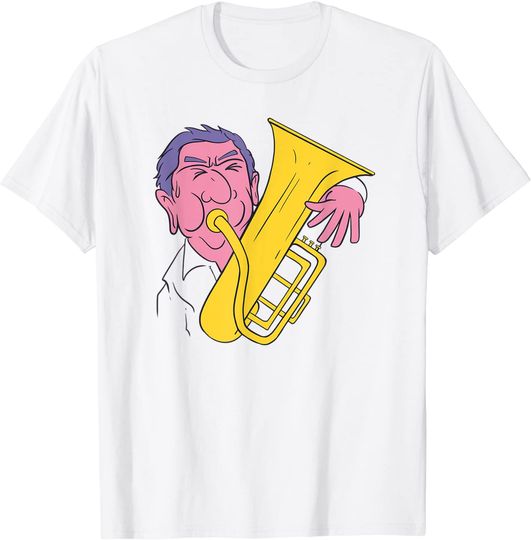 Discover Saxhorn Player Wind Instrument Brass T Shirt