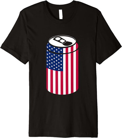 Discover American Tin Can President's Day Celebration Tee Premium T-Shirt