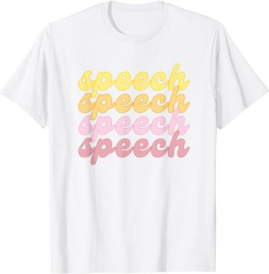 Discover Spring Summer Speech Therapy T Shirt
