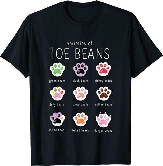 Discover Cat Lover Toe Beans T-Shirt