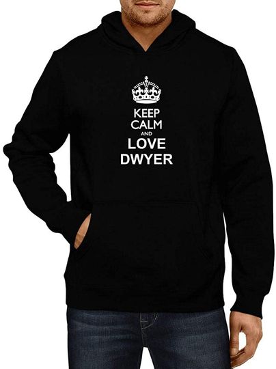 Discover Keep Calm and Love Dwyer Hoodie