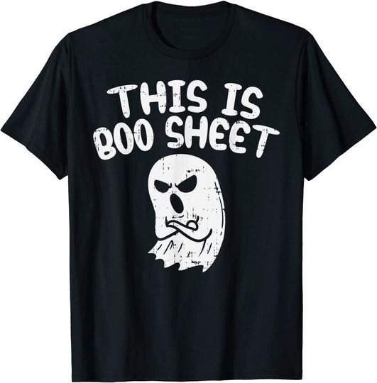 Discover This Is Boo Sheet Ghost Pun Halloween Costume T Shirt