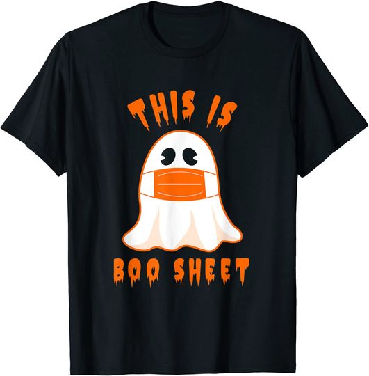 Discover This Is Boo Sheet Halloween 2021 Ghost Mask T Shirt