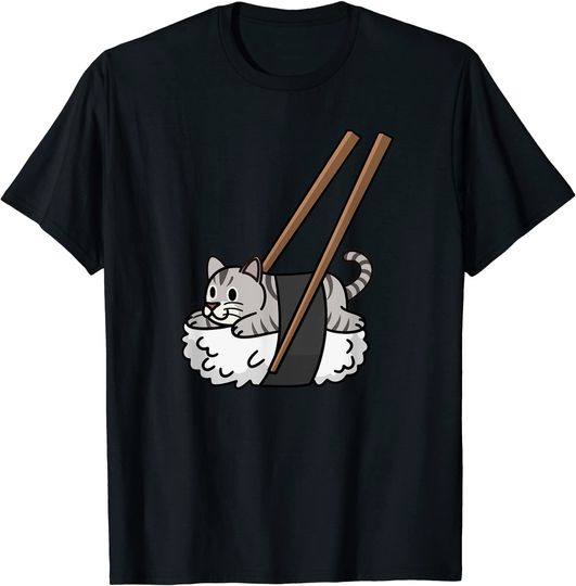 Discover Sushi American Shorthair Cat Pet T Shirt