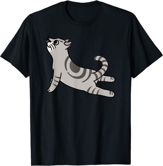 Discover Yoga American Shorthair Cat Pet T Shirt