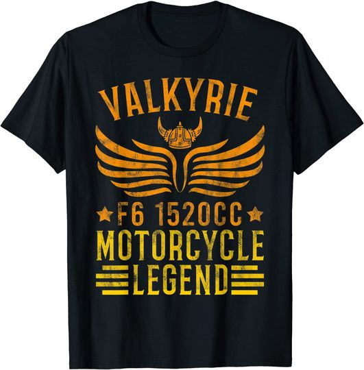 Discover Vintage Valkyrie Motorcycle F6 1520cc Biker Mechanic T Shirt