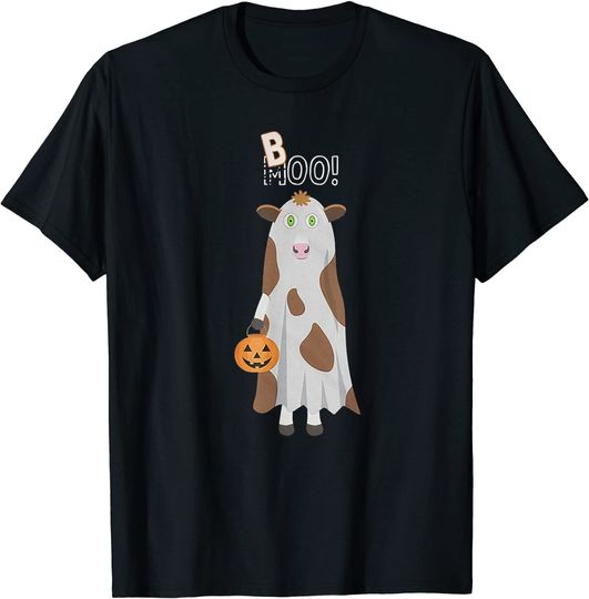 Discover Trick of treat MOO BOO COW T-Shirt