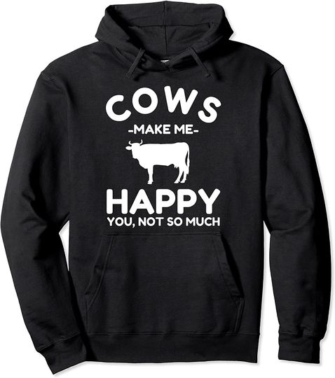 Discover Funny Cow Humor Pullober Hoodie