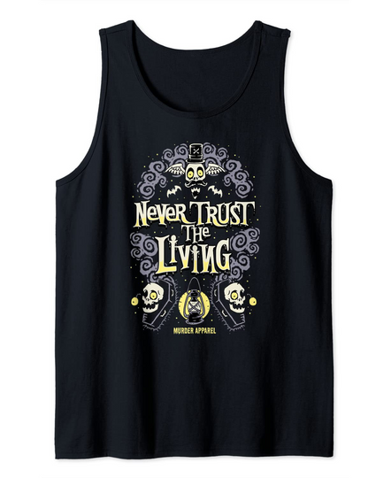 Discover Never Trust The Living Vintage Gothic Tank Top