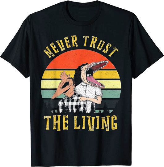 Discover Never Trust The Living Vintage Sunset T-Shirt