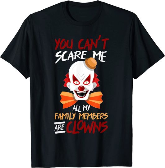 Discover Clown Halloween Party scary clown T-Shirt