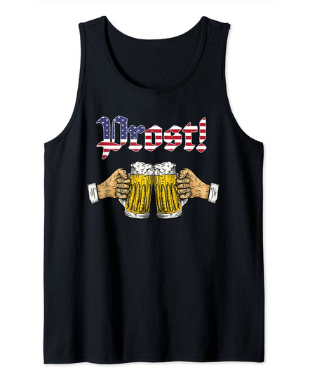 Discover Oktoberfest 2021 USA Beer Drinking Team Prost Tank Top
