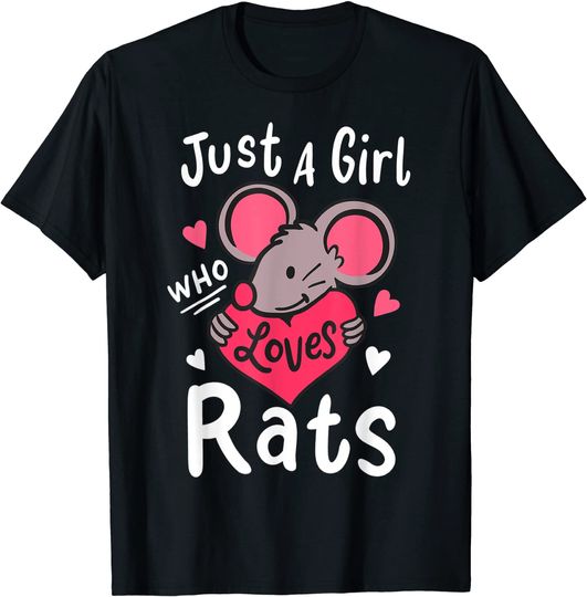 Discover Rat Just a Girl Who Loves Rats Rat T Shirt