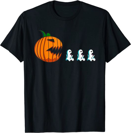 Discover Pumpkin Ghosts Halloween T Shirt