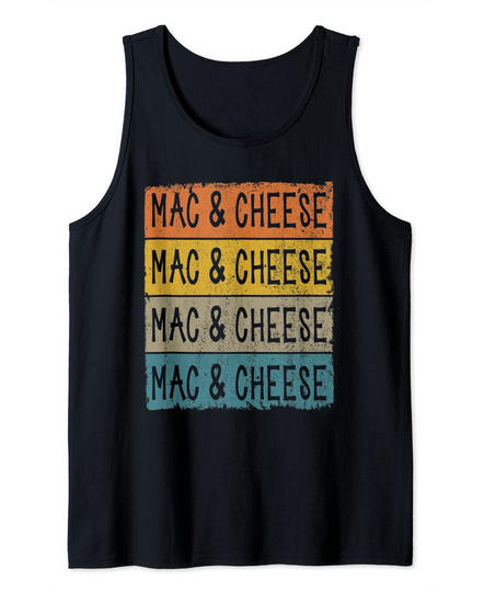 Discover Retro Mac And Cheese Foodie Tank Top