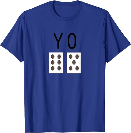 Discover Craps Game YO Dice Graphic T Shirt