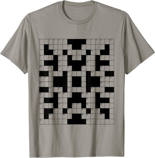 Discover Crossword Word Puzzle Grid Cryptic T Shirt
