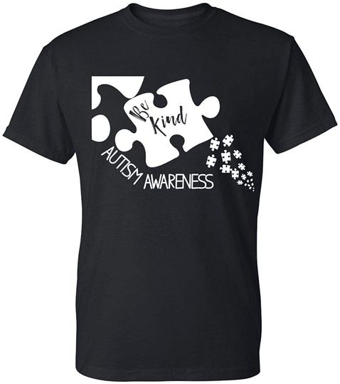 Discover Kropsis Be Kind Puzzle Autism Awareness T Shirt