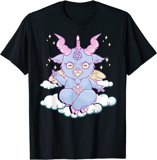 Discover Anime Kawaii Baphomet Pastel Goth Emo Pun T Shirt
