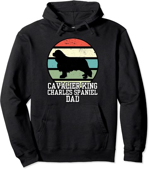 Discover Cavalier King Charles Spaniel Dad Pullover Hoodie
