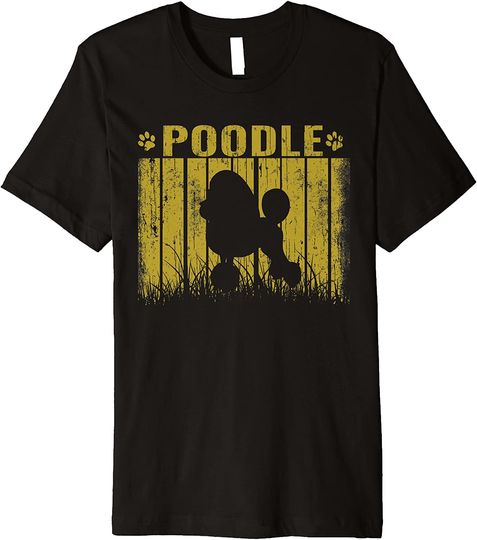 Discover Retro Poodle Dog Vintage T Shirt