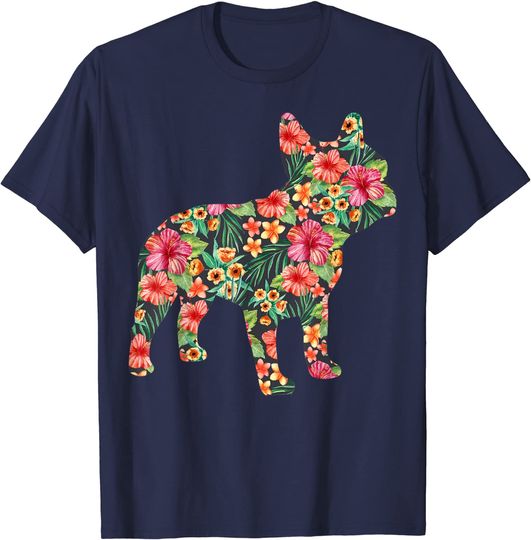 Discover French Bulldog Flower TT Shirt