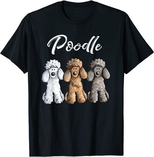 Discover Poodle I Caniche Puppy Dogs T Shirt