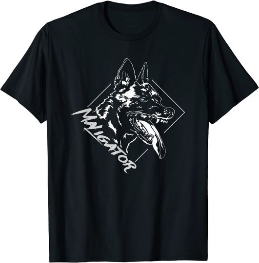 Discover Maligator Belgian Malinois Dog T Shirt