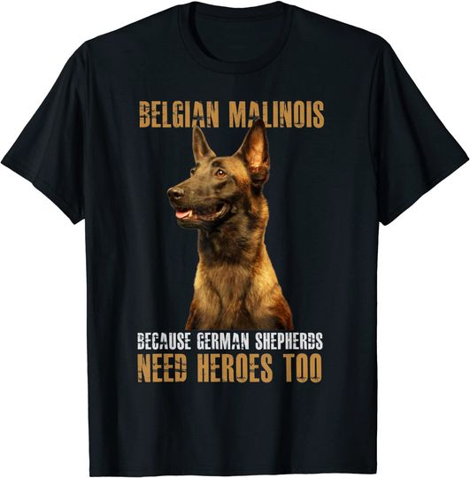 Discover Belgian Malinois American Flag T Shirt