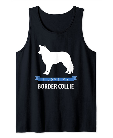 Discover I Love My Border Collie Tank Top